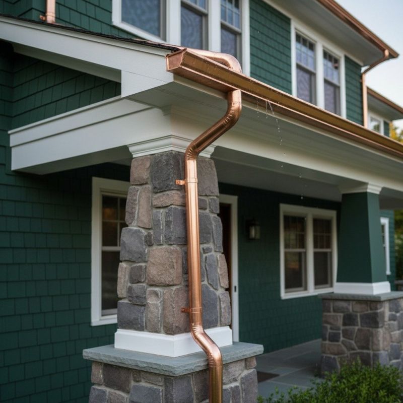 Porch Gutter Installation