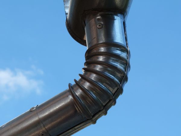 Metal Downspout Installation in Fairhope
